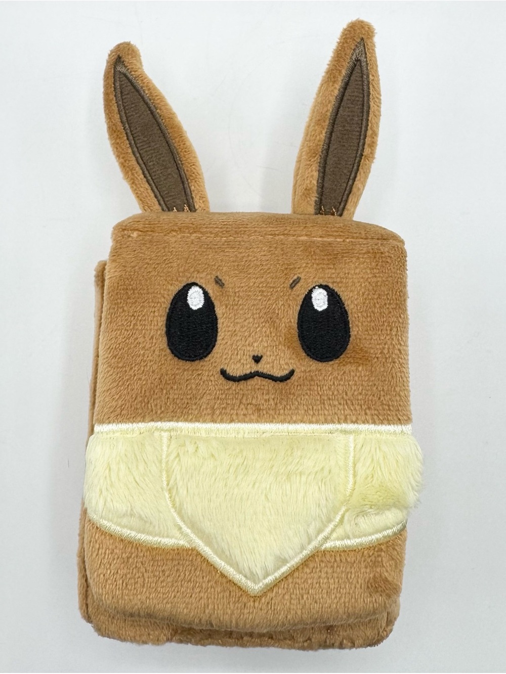 Pokemon EEVEE Plush Deck Case Box TCG Card Holder Storage